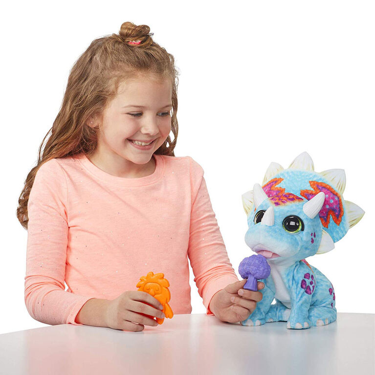 Hasbro furReal Hoppin’ Topper Interactive Plush Dinosaur Pet  Kid Toy FREE SHIP